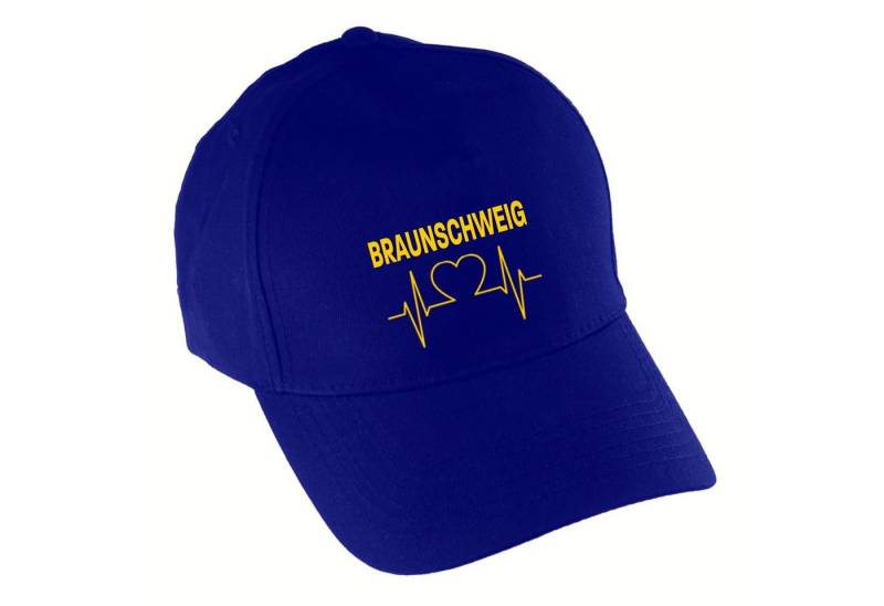 multifanshop Baseball Cap Braunschweig - Herzschlag - Mütze von multifanshop