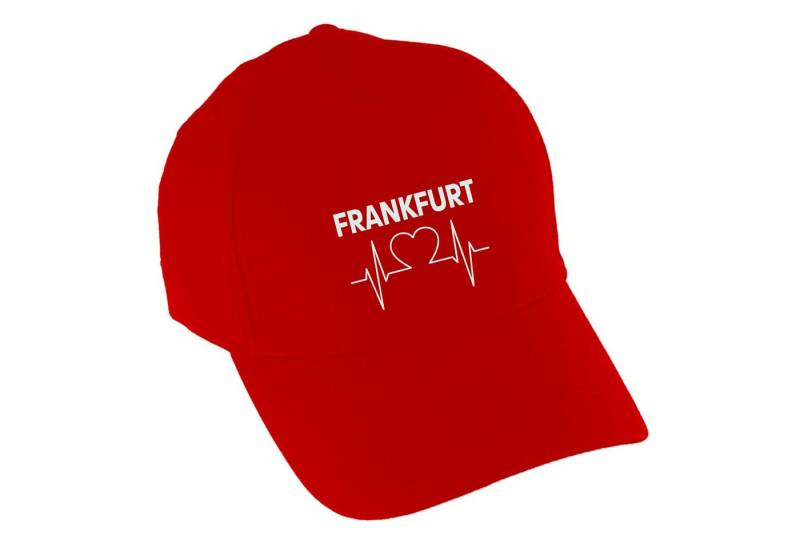 multifanshop Baseball Cap Frankfurt - Herzschlag - Mütze von multifanshop