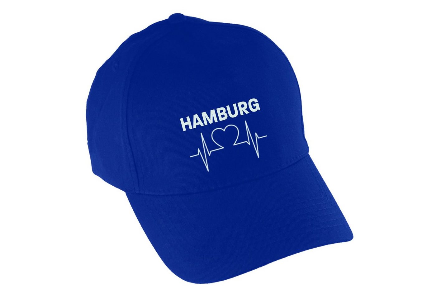 multifanshop Baseball Cap Hamburg - Herzschlag - Mütze von multifanshop