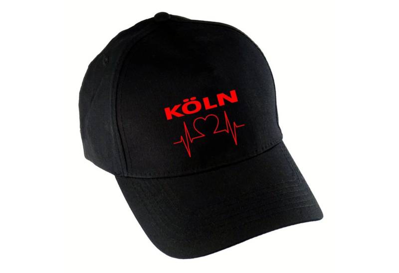 multifanshop Baseball Cap Köln - Herzschlag - Mütze von multifanshop