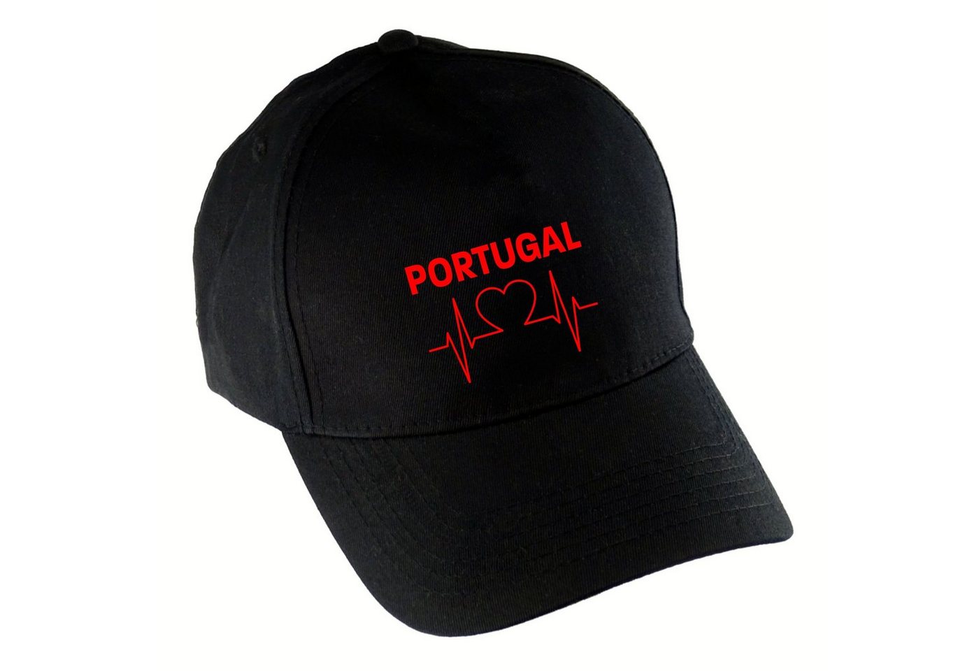 multifanshop Baseball Cap Portugal - Herzschlag - Mütze von multifanshop