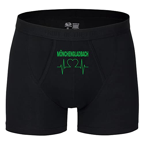 multifanshop Herren Boxer Short - Mönchengladbach - Herzschlag - Druck grün - Unterwäsche Größe XL schwarz multifanshop Herren Boxer Short - Mönchengladbach - Herzschlag - Druck grün - Unterwäsche Größe XL schwarz von multifanshop