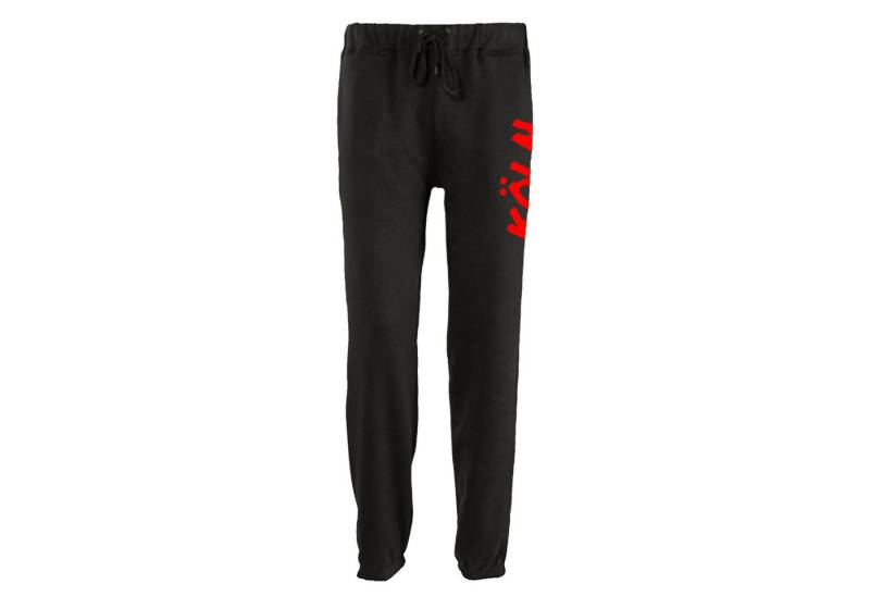 multifanshop Jogginghose Köln - Textmarker - Trainingshose von multifanshop