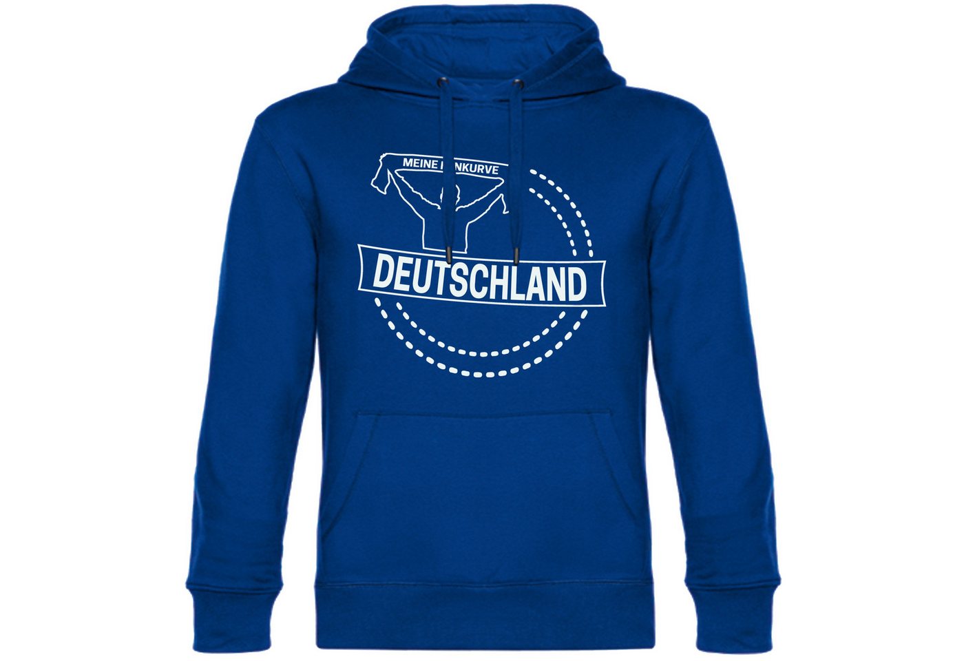 multifanshop Kapuzensweatshirt Deutschland - Meine Fankurve - Pullover von multifanshop