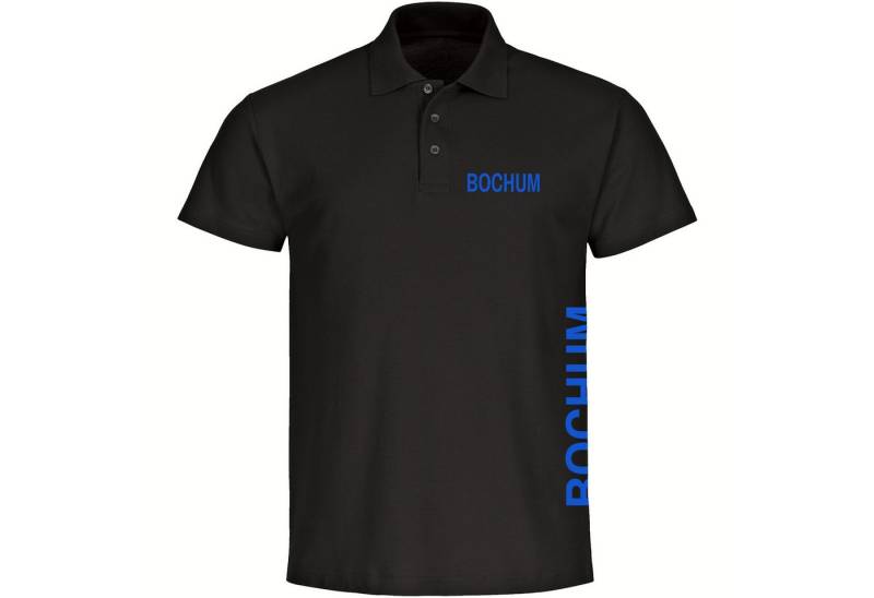 multifanshop Poloshirt Bochum - Brust & Seite - Polo von multifanshop