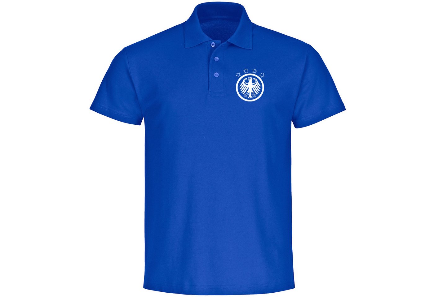 multifanshop Poloshirt Deutschland - Adler Retro - Polo von multifanshop