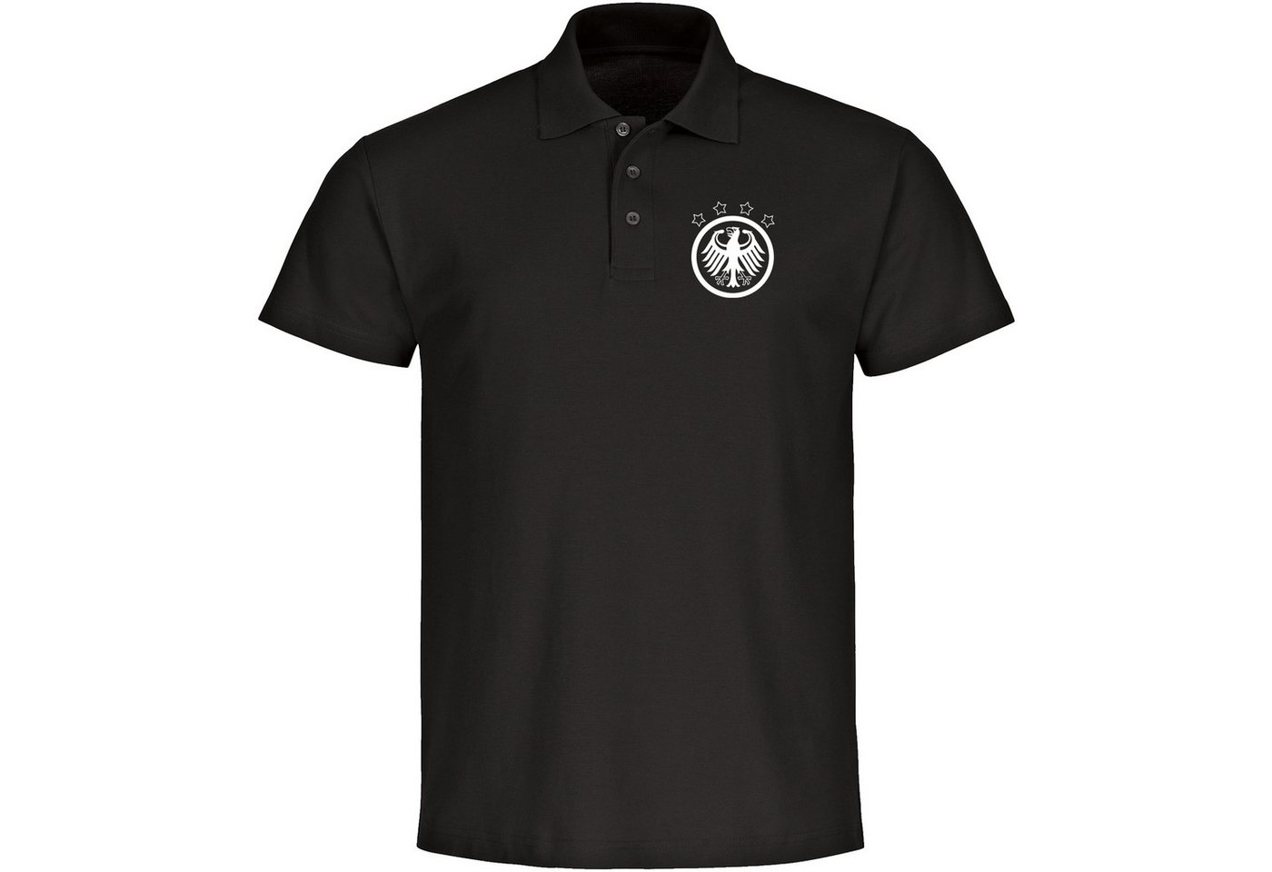 multifanshop Poloshirt Deutschland - Adler Retro - Polo von multifanshop
