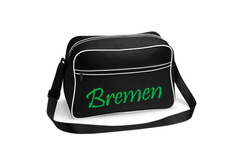 multifanshop Schultertasche Bremen - Schriftzug - Tasche von multifanshop