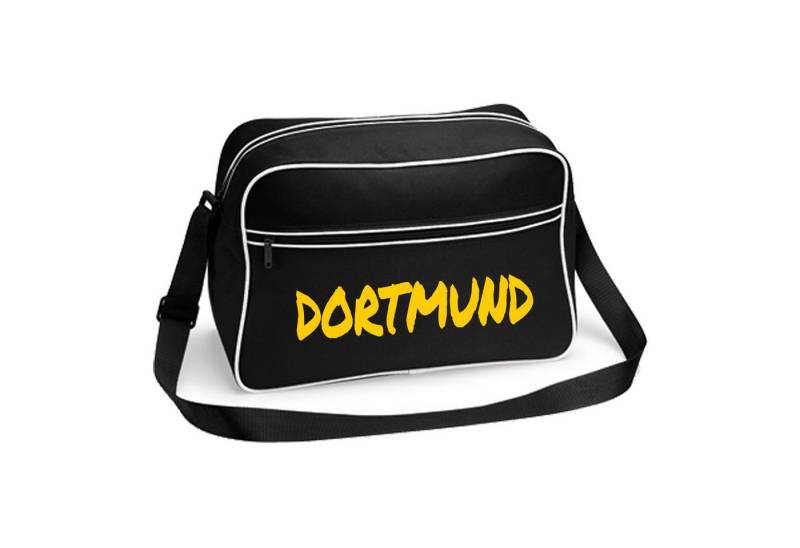 multifanshop Schultertasche Dortmund - Textmarker - Tasche von multifanshop
