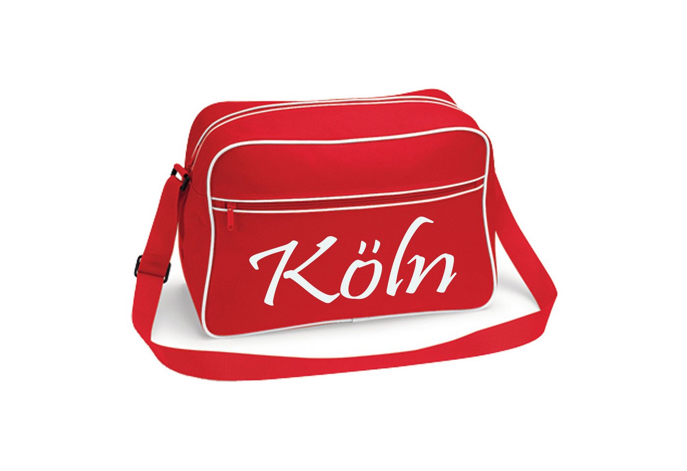 multifanshop Schultertasche Köln - Schriftzug - Tasche von multifanshop