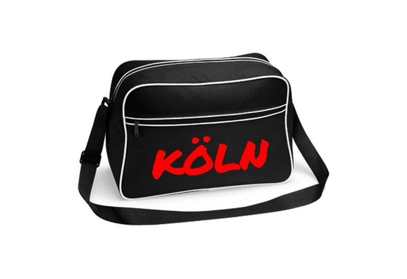 multifanshop Schultertasche Köln - Textmarker - Tasche von multifanshop