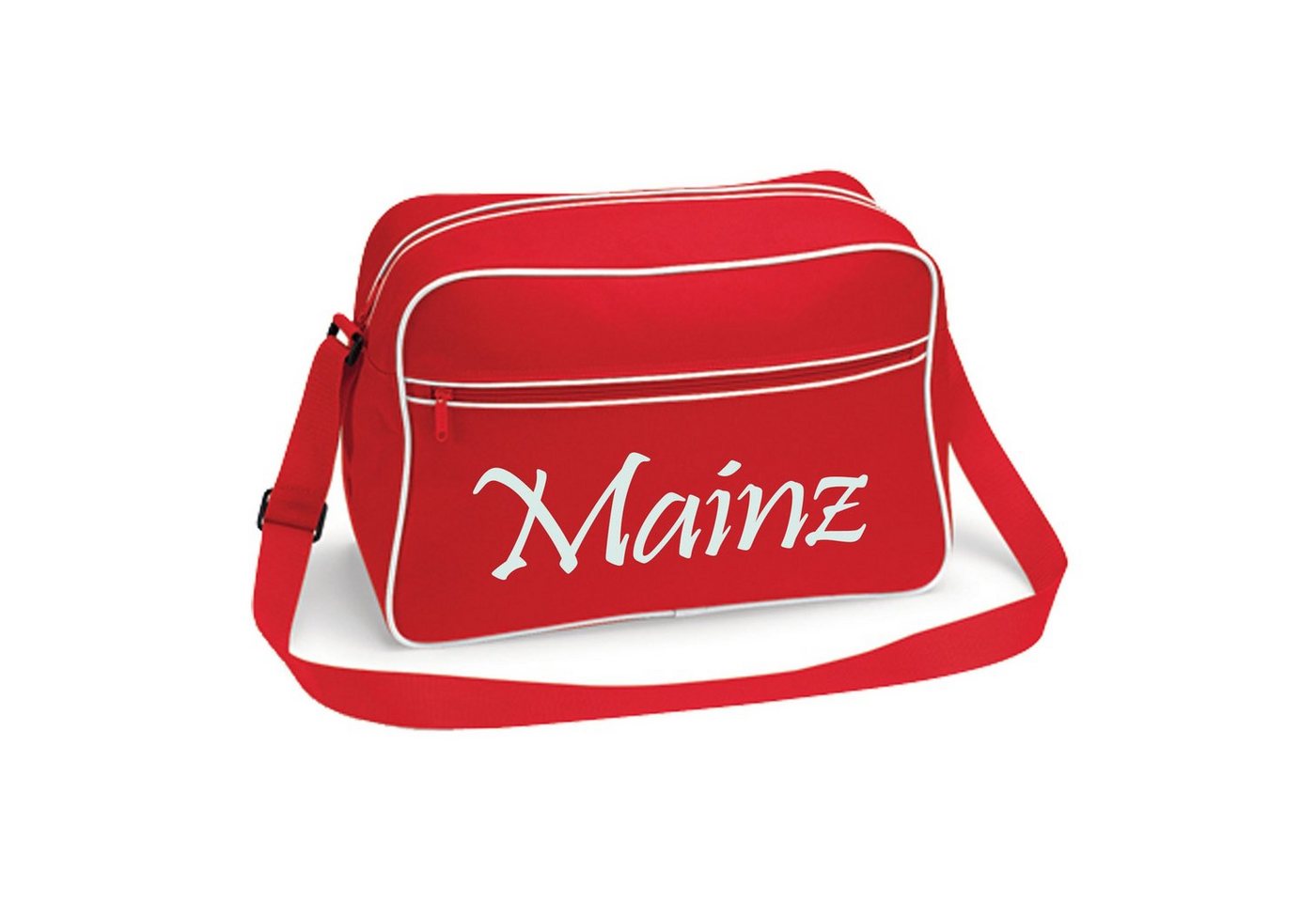 multifanshop Schultertasche Mainz - Schriftzug - Tasche von multifanshop