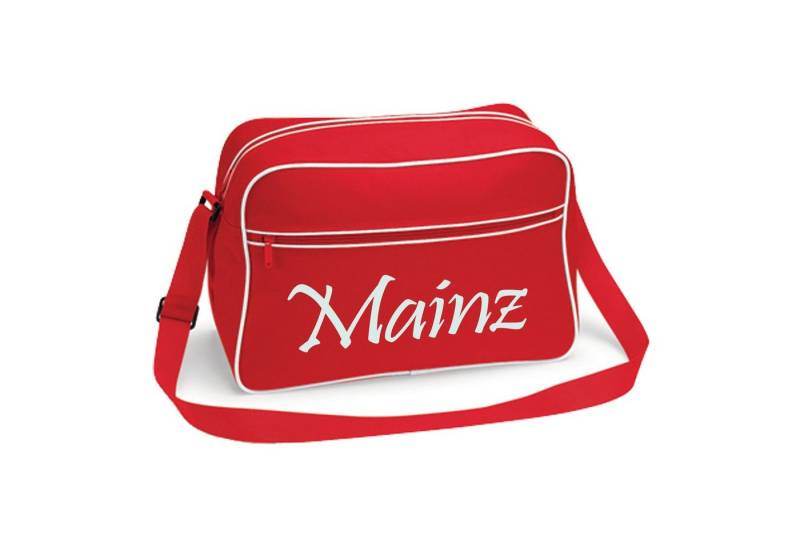 multifanshop Schultertasche Mainz - Schriftzug - Tasche von multifanshop