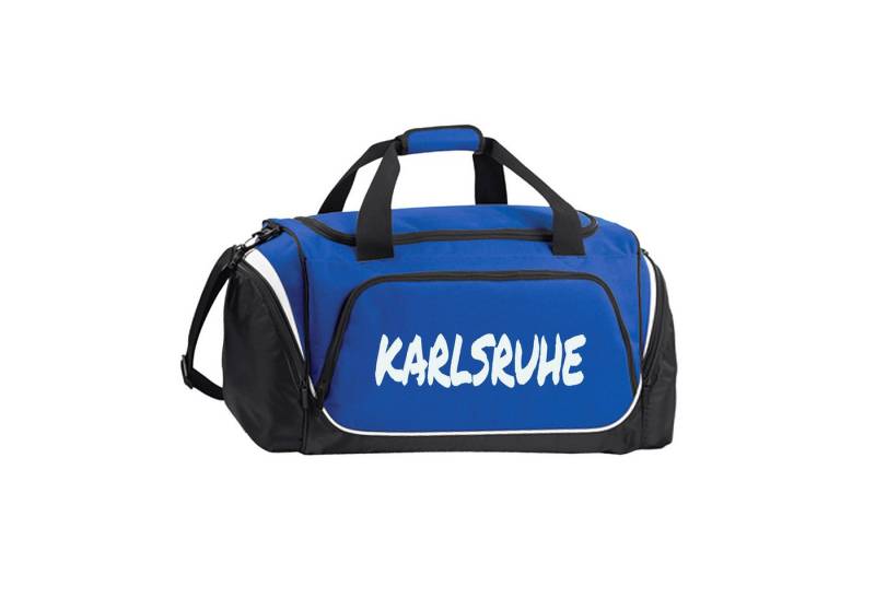 multifanshop Sporttasche Karlsruhe - Textmarker - Tasche von multifanshop