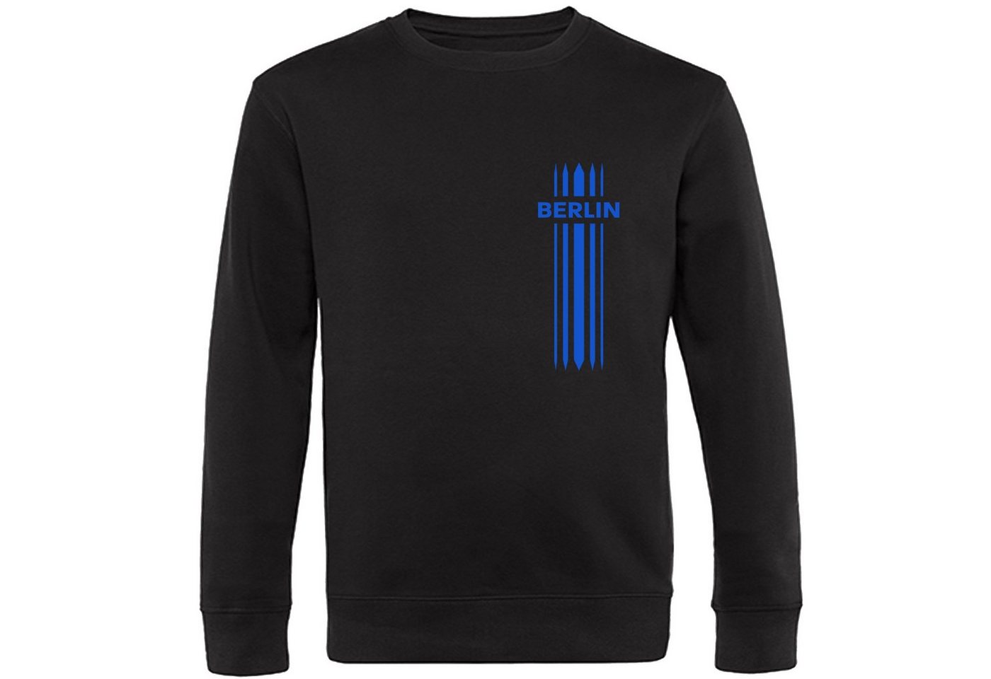 multifanshop Sweatshirt Berlin blau - Streifen - Pullover von multifanshop