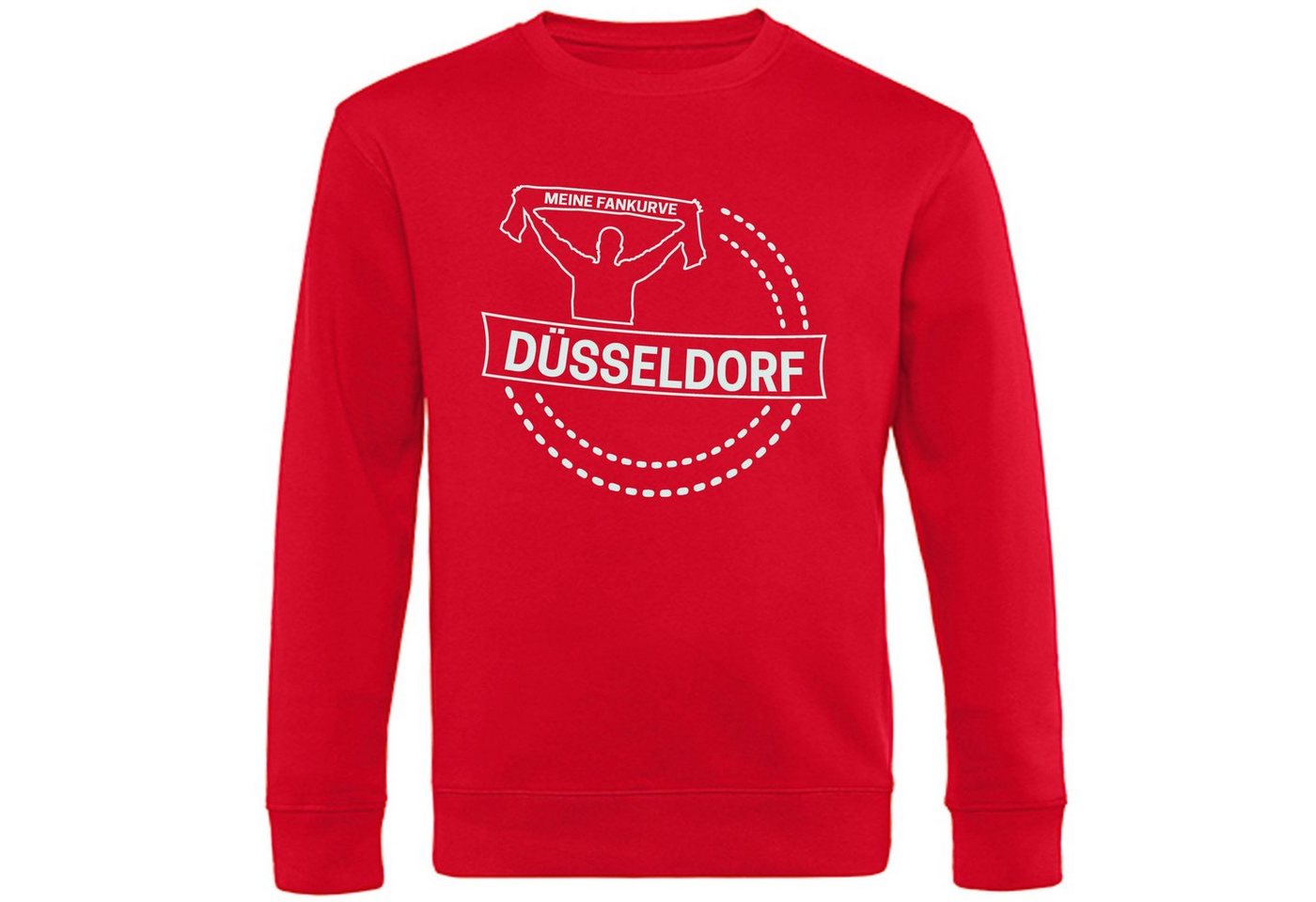 multifanshop Sweatshirt Düsseldorf - Meine Fankurve - Pullover von multifanshop