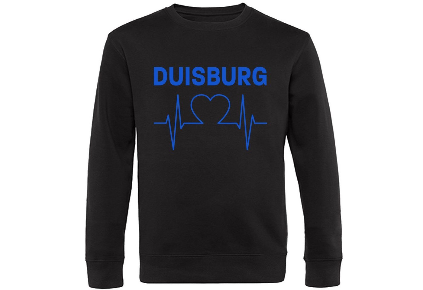 multifanshop Sweatshirt Duisburg - Herzschlag - Pullover von multifanshop