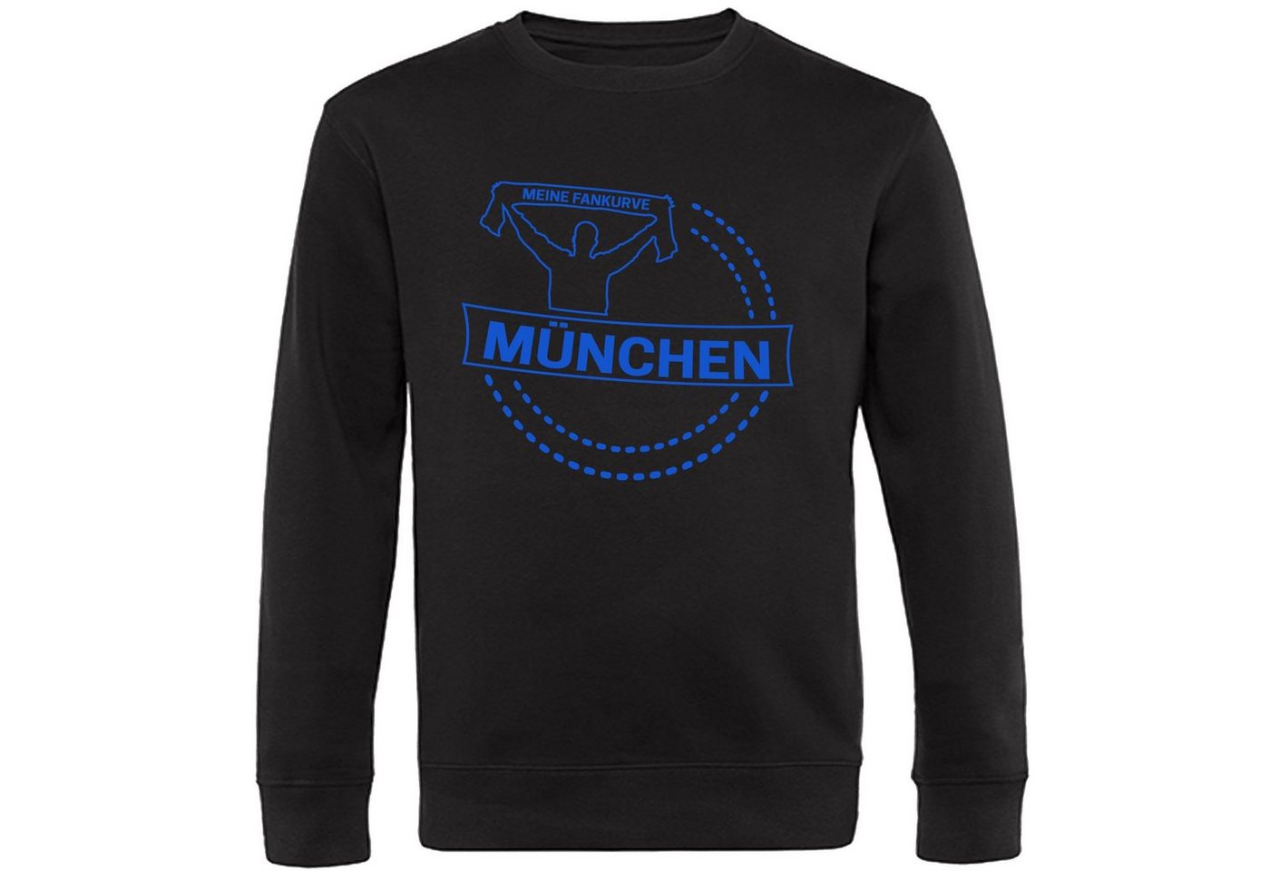 multifanshop Sweatshirt München blau - Meine Fankurve - Pullover von multifanshop