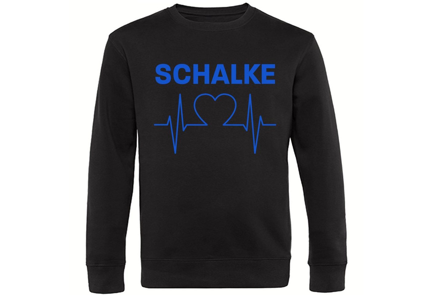 multifanshop Sweatshirt Schalke - Herzschlag - Pullover von multifanshop