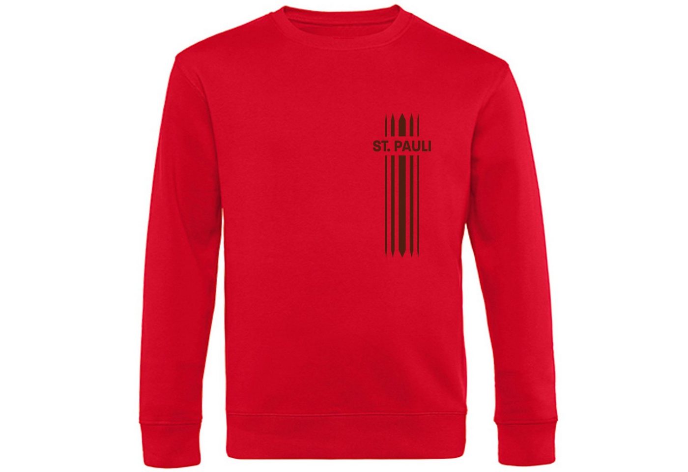 multifanshop Sweatshirt St. Pauli - Streifen - Pullover von multifanshop