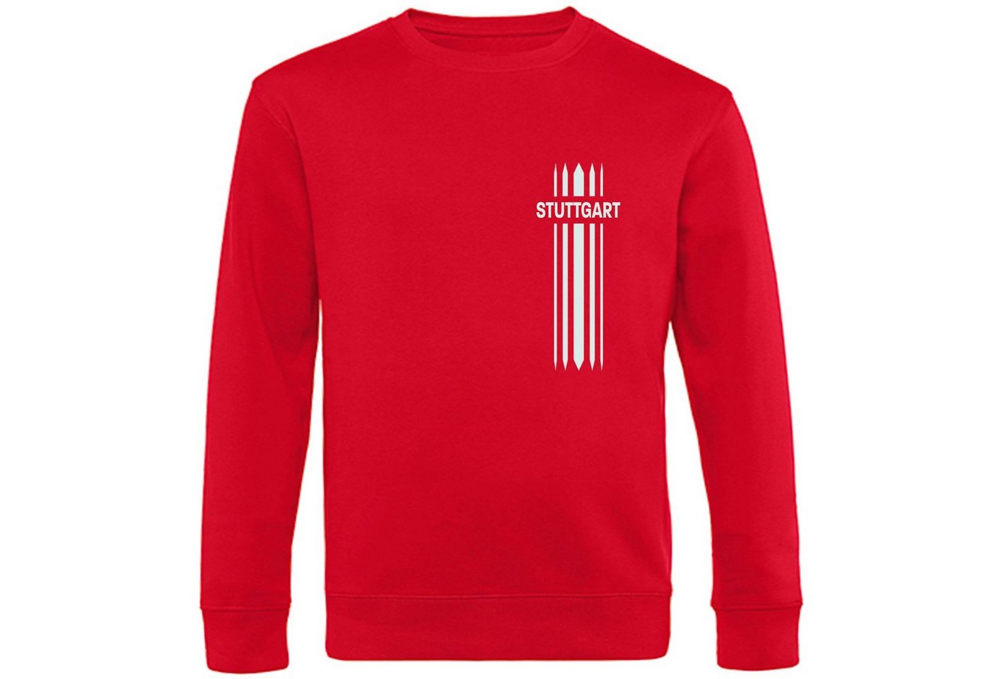 multifanshop Sweatshirt Stuttgart - Streifen - Pullover von multifanshop