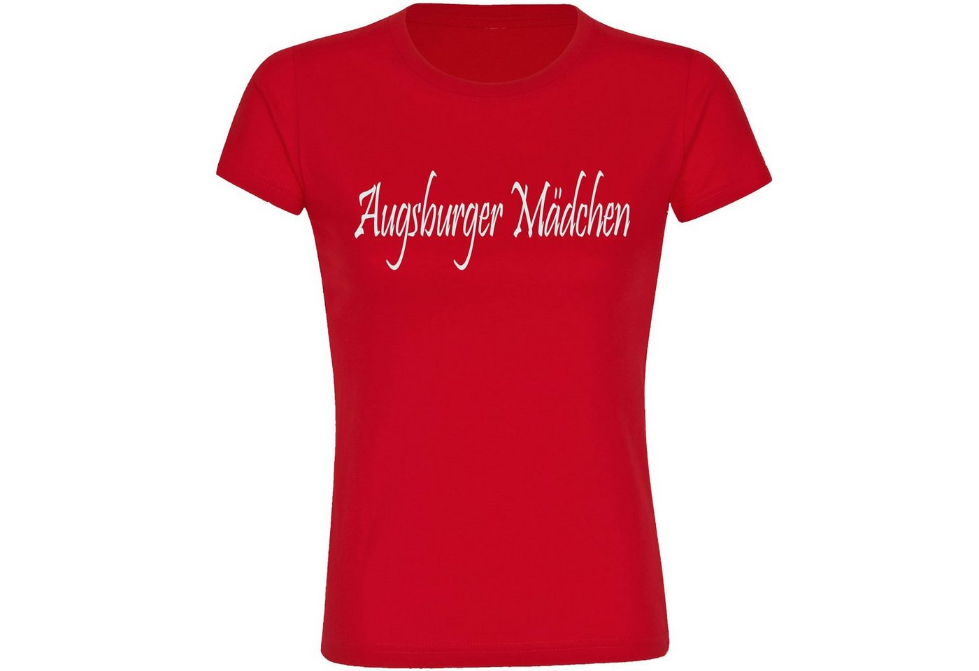 multifanshop T-Shirt Damen Augsburg - Augsburger Mädchen - Frauen von multifanshop