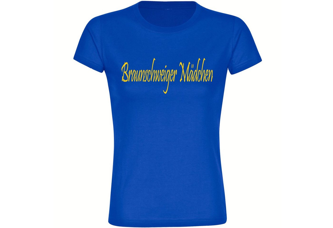 multifanshop T-Shirt Damen Braunschweig - Braunschweiger Mädchen - Frauen von multifanshop