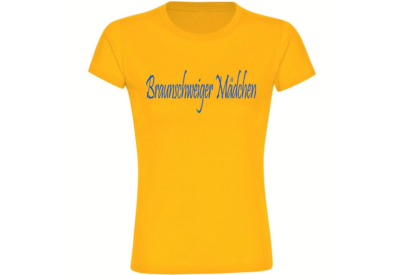 multifanshop T-Shirt Damen Braunschweig - Braunschweiger Mädchen - Frauen von multifanshop