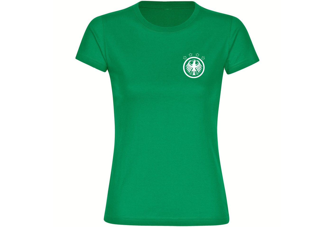 multifanshop T-Shirt Damen Deutschland - Adler Retro - Frauen von multifanshop