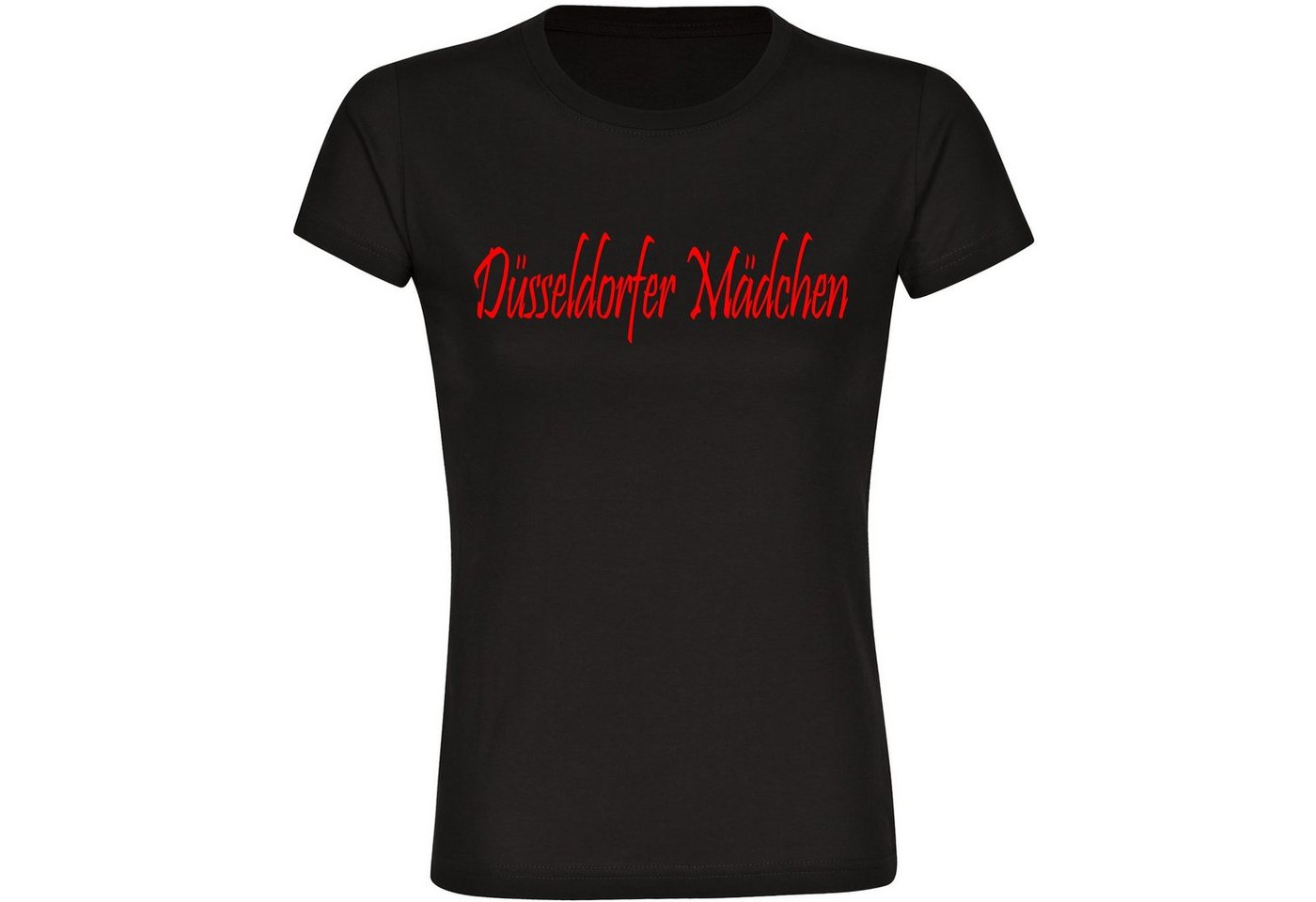 multifanshop T-Shirt Damen Düsseldorf - Düsseldorfer Mädchen - Frauen von multifanshop