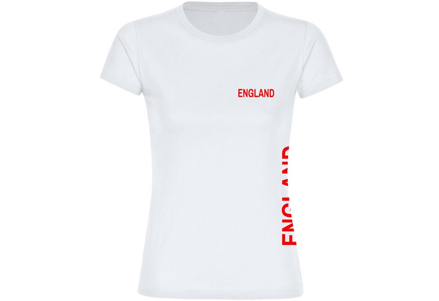 multifanshop T-Shirt Damen England - Brust & Seite - Frauen von multifanshop