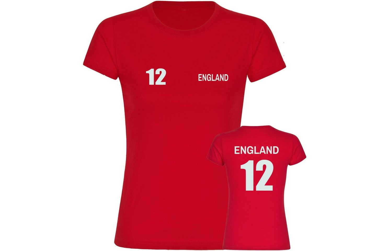 multifanshop T-Shirt Damen England - Trikot 12 - Frauen von multifanshop