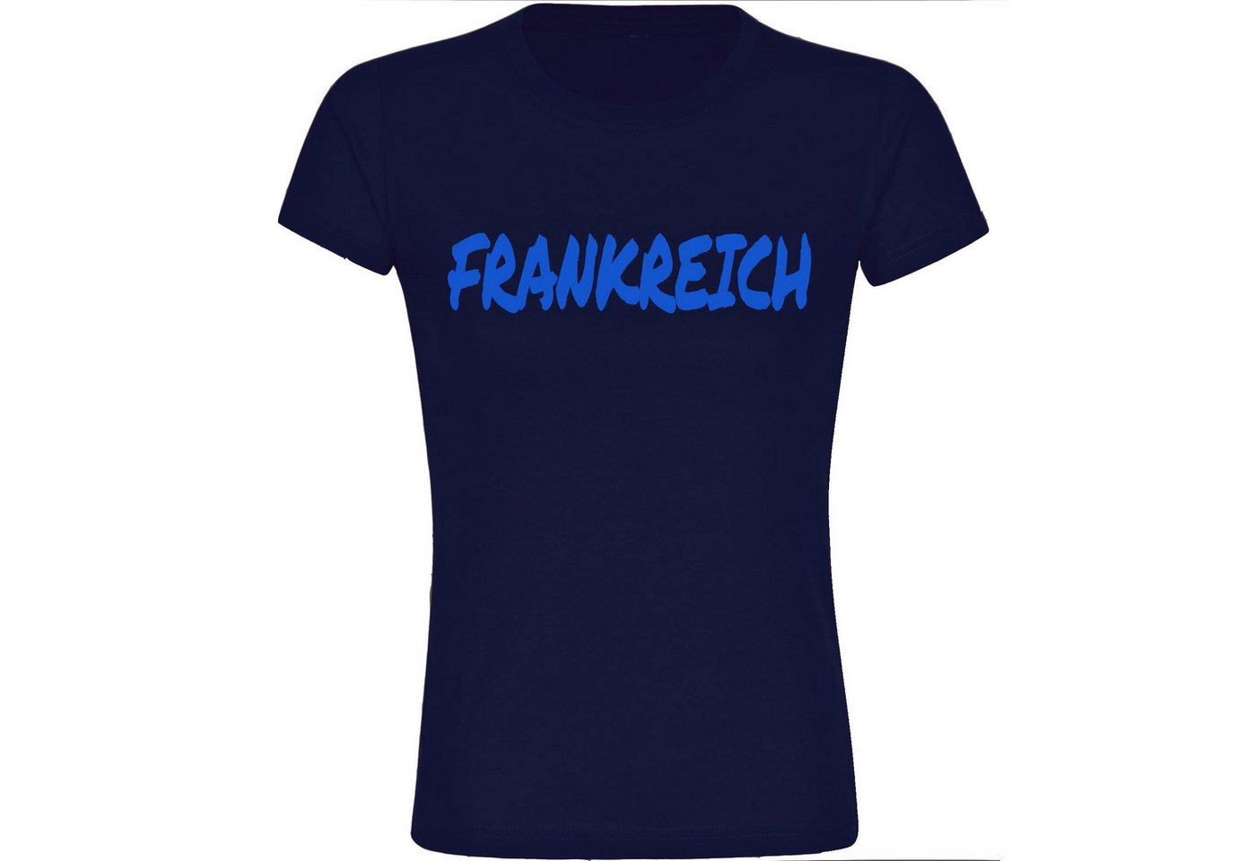 multifanshop T-Shirt Damen Frankreich - Textmarker - Frauen von multifanshop