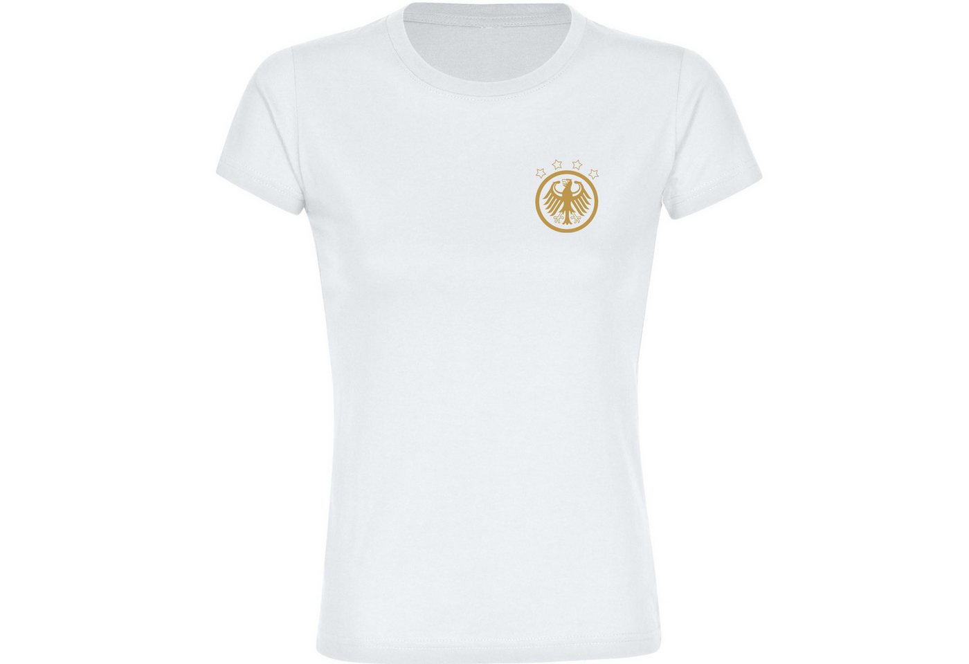 multifanshop T-Shirt Damen Germany - Adler Retro - Frauen von multifanshop