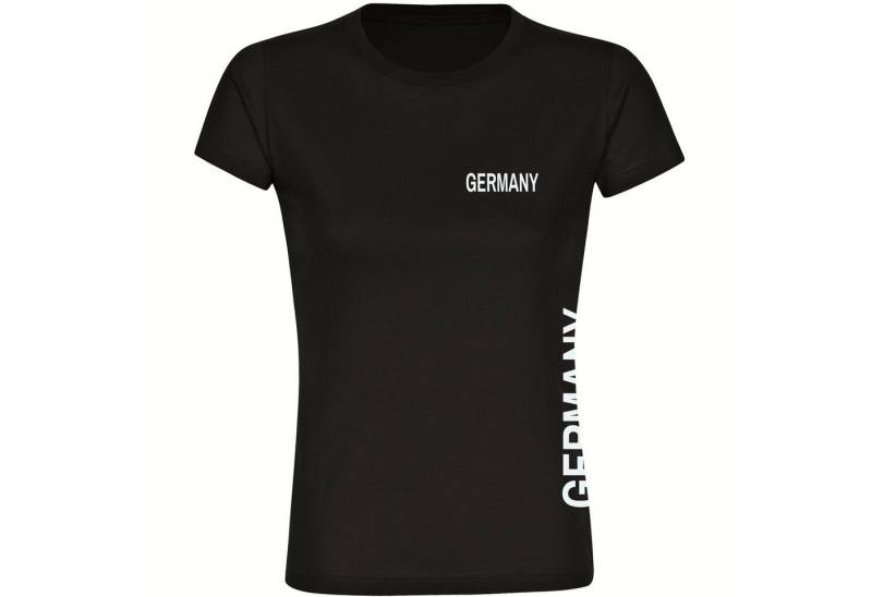 multifanshop T-Shirt Damen Germany - Brust & Seite - Frauen von multifanshop