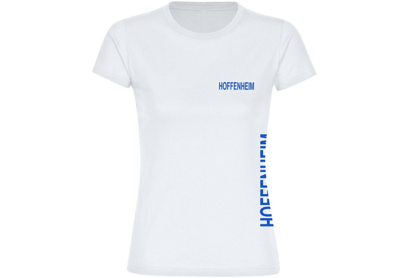 multifanshop T-Shirt Damen Hoffenheim - Brust & Seite - Frauen von multifanshop