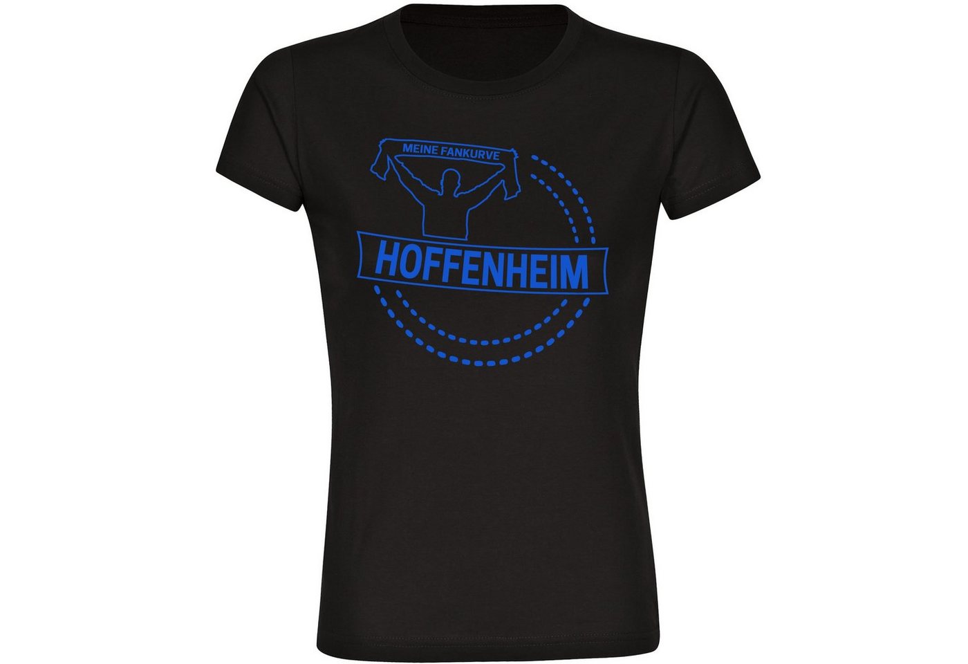 multifanshop T-Shirt Damen Hoffenheim - Meine Fankurve - Frauen von multifanshop