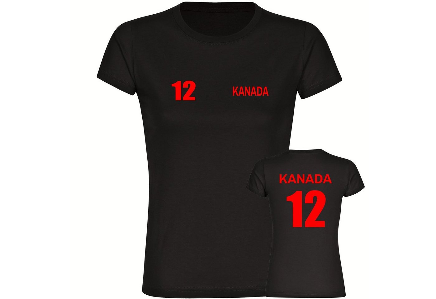 multifanshop T-Shirt Damen Kanada - Trikot 12 - Frauen von multifanshop