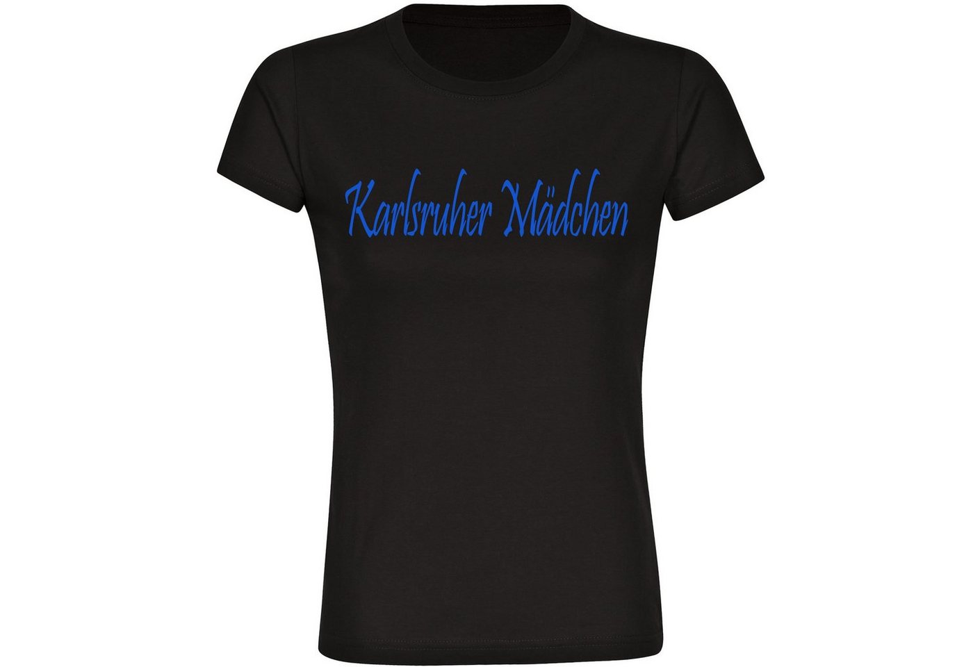 multifanshop T-Shirt Damen Karlsruhe - Karlsruher Mädchen - Frauen von multifanshop