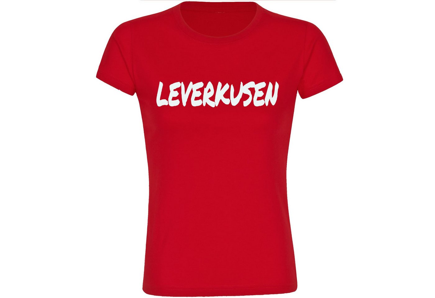 multifanshop T-Shirt Damen Leverkusen - Textmarker - Frauen von multifanshop