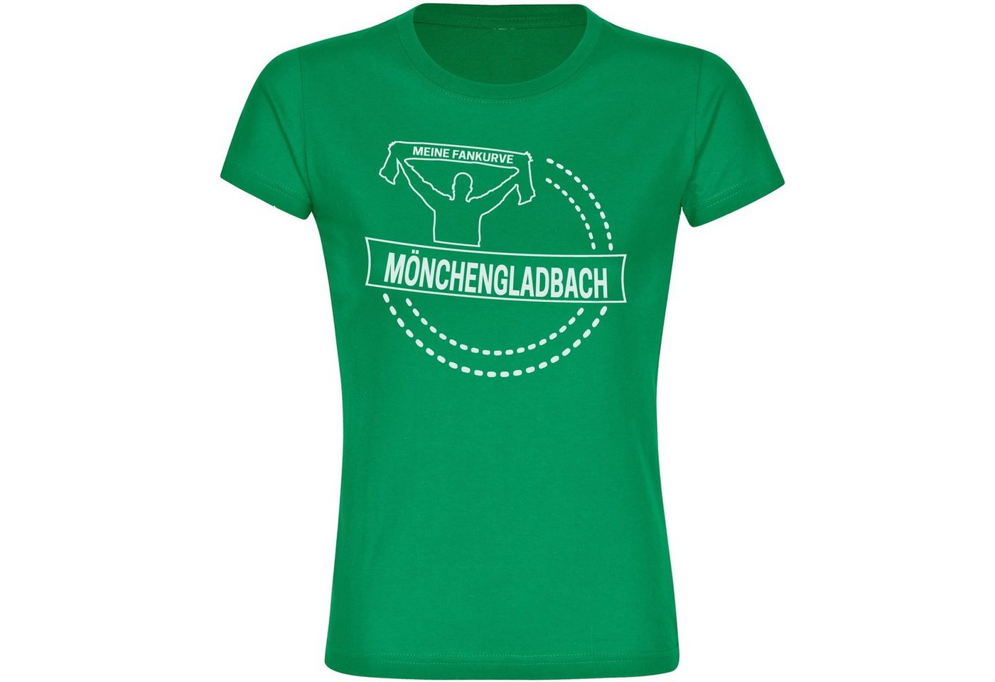 multifanshop T-Shirt Damen Mönchengladbach - Meine Fankurve - Frauen von multifanshop