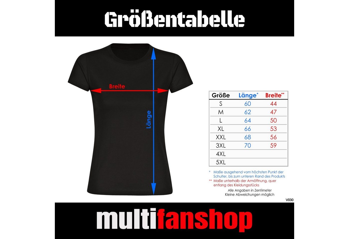 multifanshop T-Shirt Damen Netherlands - Brust & Seite - Frauen von multifanshop