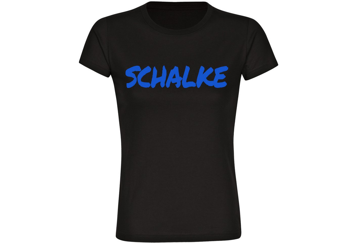 multifanshop T-Shirt Damen Schalke - Textmarker - Frauen von multifanshop