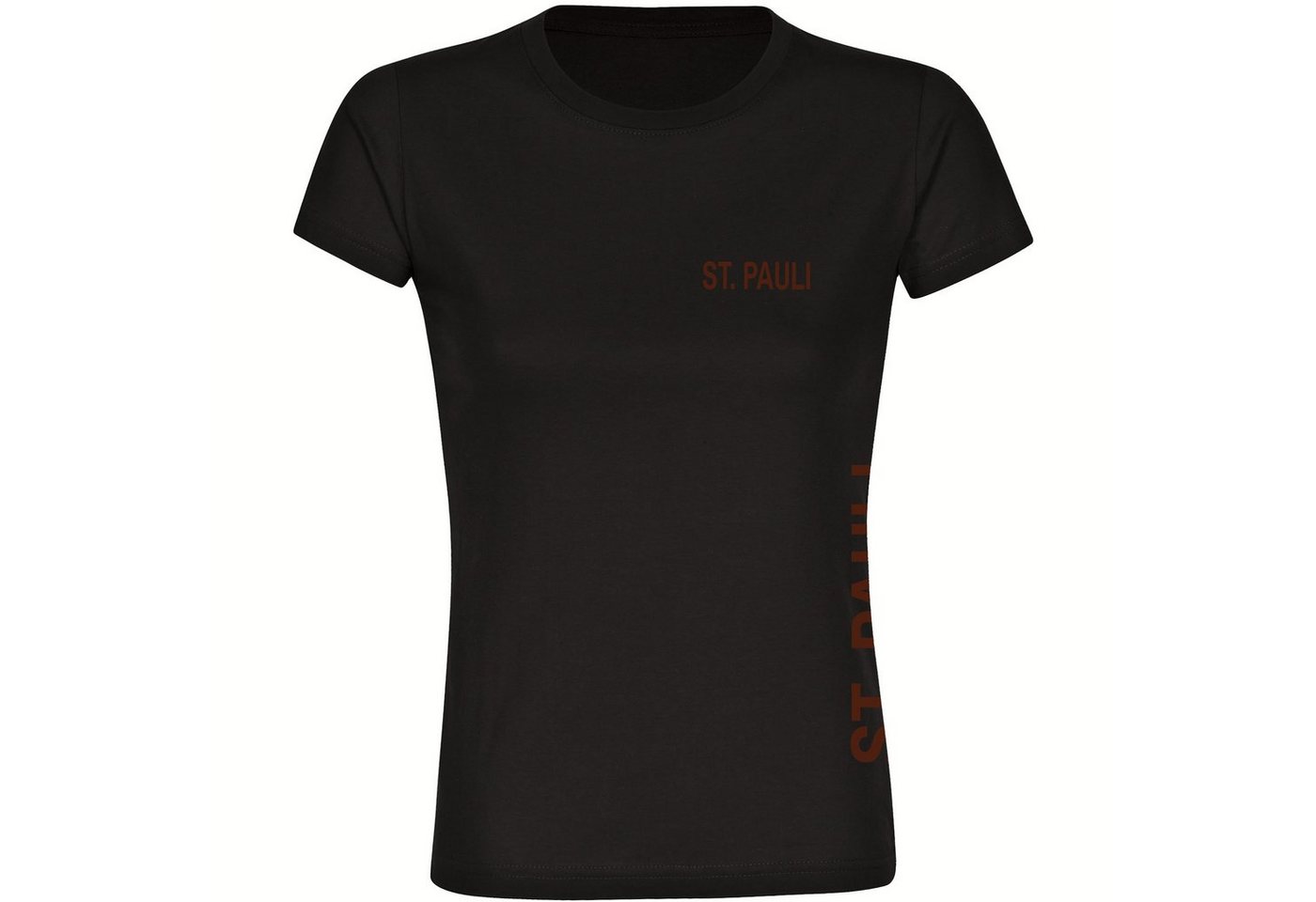 multifanshop T-Shirt Damen St. Pauli - Brust & Seite - Frauen von multifanshop