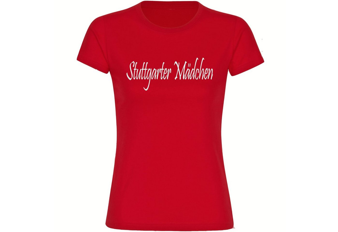 multifanshop T-Shirt Damen Stuttgart - Stuttgarter Mädchen - Frauen von multifanshop