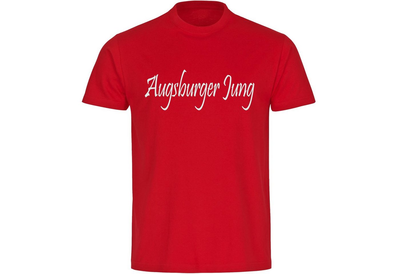 multifanshop T-Shirt Herren Augsburg - Augsburger Jung - Männer von multifanshop