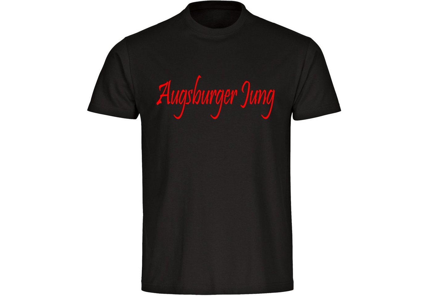 multifanshop T-Shirt Herren Augsburg - Augsburger Jung - Männer von multifanshop