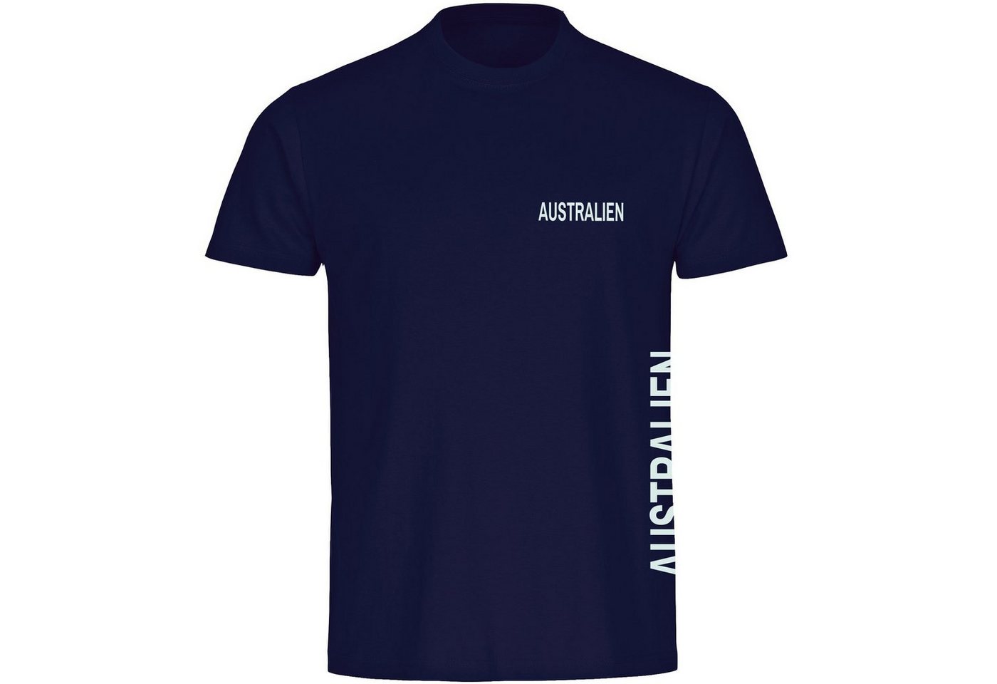 multifanshop T-Shirt Herren Australien - Brust & Seite - Männer von multifanshop