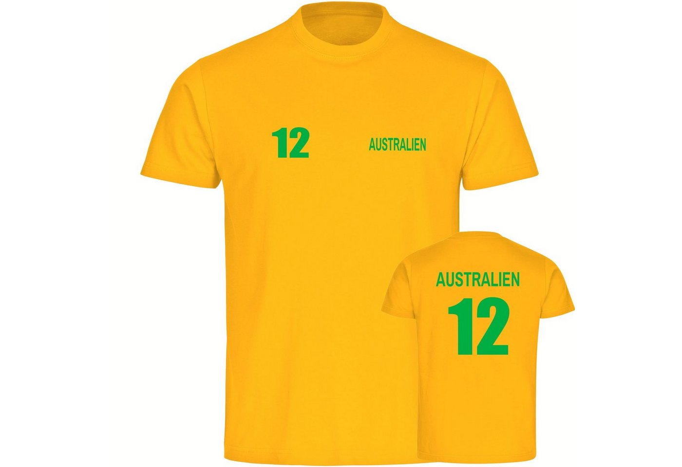 multifanshop T-Shirt Herren Australien - Trikot 12 - Männer von multifanshop