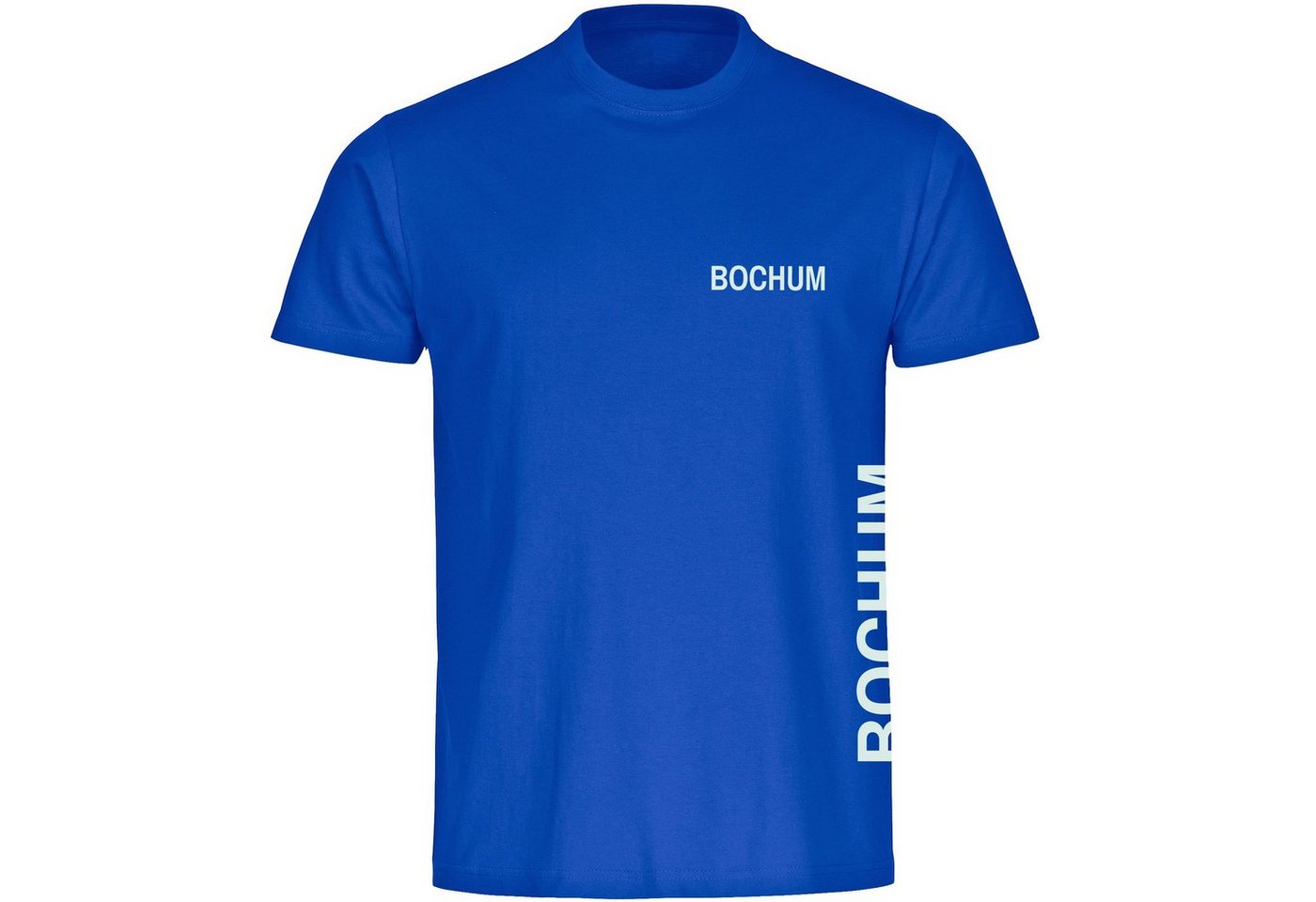 multifanshop T-Shirt Herren Bochum - Brust & Seite - Männer von multifanshop